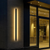 Modern Outdoor Wall Lamp 2" W