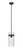 Fontaine 1 Light Pendant (3035P6-MB)