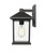 Portland 1 Light Outdoor Wall Light (531M-BK)