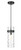 Fontaine 1 Light Pendant (7002P5-MB)