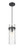 Fontaine 1 Light Pendant (7002P5-MB)