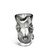 Serenity Glass Vase, Smoke, Small