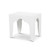 Island Manor End Table, Whitewash