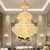 Akari Foyer Crystal Customizable Led Chandelier Lamp, 24" D x 32" H