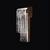 WATERFALL 16.25"H Outdoor Wall Sconce