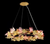 LIULI Glass Art Maple Leaves Chandelier Lighting