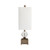 Set of 2 24.75"H Metal & Crystal Table Lamp With Shade