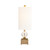 Set of 2 24.75"H Metal & Crystal Table Lamp With Shade