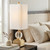 Set of 2 24.75"H Metal & Crystal Table Lamp With Shade