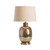 29"H Glass Table Lamp With Shade (CVABS1474)