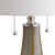 Set of 2 33.5"H Glass Table Lamp With Shade