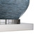 26.5"H Glazed Blue Green Ceramic Table Lamp with White Shade