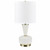 27.75"H White Frosted Glass Table Lamp
