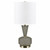 27.75"H Gray Frosted Glass Table Lamp