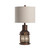 27"H Copper Lantern Table Lamp