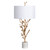 38"H Chianti Table Lamp with White Linen Shade