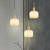 Marble Copper Design Round Square Pendant Lighting