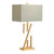 Set of 2 28.75"H Metal Table Lamp with Linen Shade