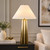 31" Metal Table Lamp with Linen Shade