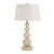 30" Stone Table Lamp with Linen Shade
