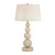 30" Stone Table Lamp with Linen Shade