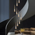 Modern Simple Crystal Staircase Chandelier Light