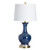 Set of 2 29"H Ceramic, Metal, & Crystal Table Lamp With Shade