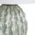 31"H Coastal Coral-Inspired Ceramic Table Lamp with White Shade