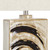 30" Ceramic Table Lamp with Crystal Base and Linen Shade (CVAP3478)