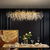 Akari Crystal Tree Branch Chandelier Lighting