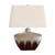 22.25" Ceramic Table Lamp with Linen Shade