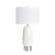 27" Ceramic Table Lamp with Linen Shade