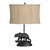 22.75"H Bear Resin Table Lamp with Tan Shade