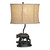 22.75"H Bear Resin Table Lamp with Tan Shade