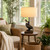 30.75"H Twin Beaks Table Lamp