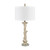 Set of 2 32" Resin Table Lamp with Shade and Crystal Base