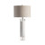 32" Marble & Crystal Table Lamp
