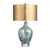 27.5"H Glass Table Lamp With Shade