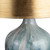27.5"H Glass Table Lamp With Shade