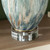 27.5"H Glass Table Lamp With Shade