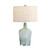 28"H Glass Table Lamp with Shade