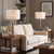 29.75" Gunmetal Gray Table Lamp with Shade