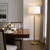 62.5" Gold Floor Lamp with Shade