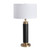 31.50" Metal Table Lamp with Linen Shade