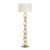 63.25" Metal Floor Lamp with Linen Shade