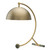 21.5" Metal Desk Lamp with Gold Dome Shade