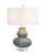 30"H Ceramic Table Lamp With Shade (CVAZP101B)