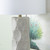 31.25"H White Ceramic Table Lamp with White Linen Shade
