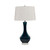 Set of 2 Deep Teal Ceramic Table Lamp with Shade