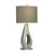 Set of 2 Green Ceramic and Metal Table Lamp with Shade